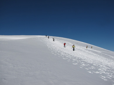 Trail Hivernal de Sancy : descente Puy Gros
