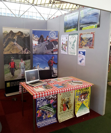 De Les Camélias stand op de Fiets- en Wandelbeurs 2012 in Amsterdam