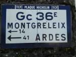 Old Michelin road signs