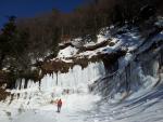 Wall of ice at Les Egravates