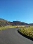 Motorrijder op Col de la Croix Saint Robert