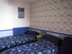 Puy de Sancy | Das Schlafzimmer mit zwei Einzelbetten und Schlafcouch