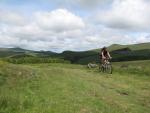 La montée vers le Col de la Croix Morand