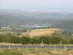Col de la Croix St. Robert with view on Lac Chambon and the Murol castle