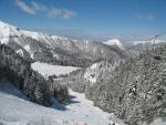 De Les Chomets skipiste
