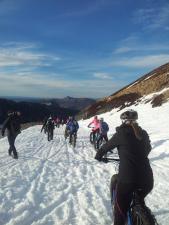 Descente du Puy de Sancy avec un fatbike
