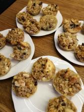 Gâteaux au muesli croustillant et chocolat blanc