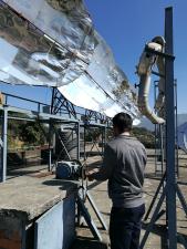 Energie solaire sur le toit du Vajra Academy