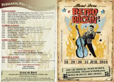 Programme Mont-Dore Retro Rockin' Festival
